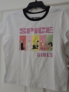 Spice Girls X Forever 21 Graphic Tee Crop nwt